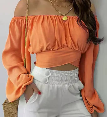2023 Women's Off Shoulder Blouses