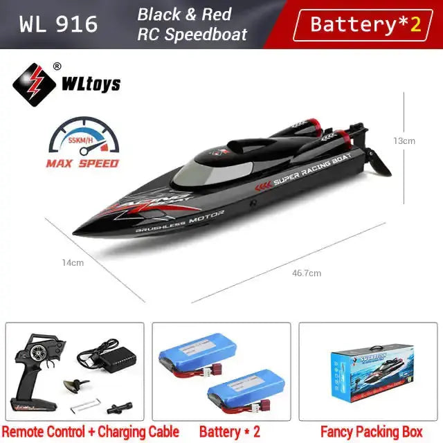 WLtoys WL916 RC Racing Boat - Image #8