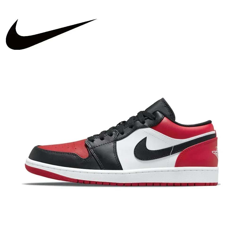 Nike Original Air Jordan 1 Low Classic Retro Men's Basketball Shoes Fashion Trend Casual Sneakers