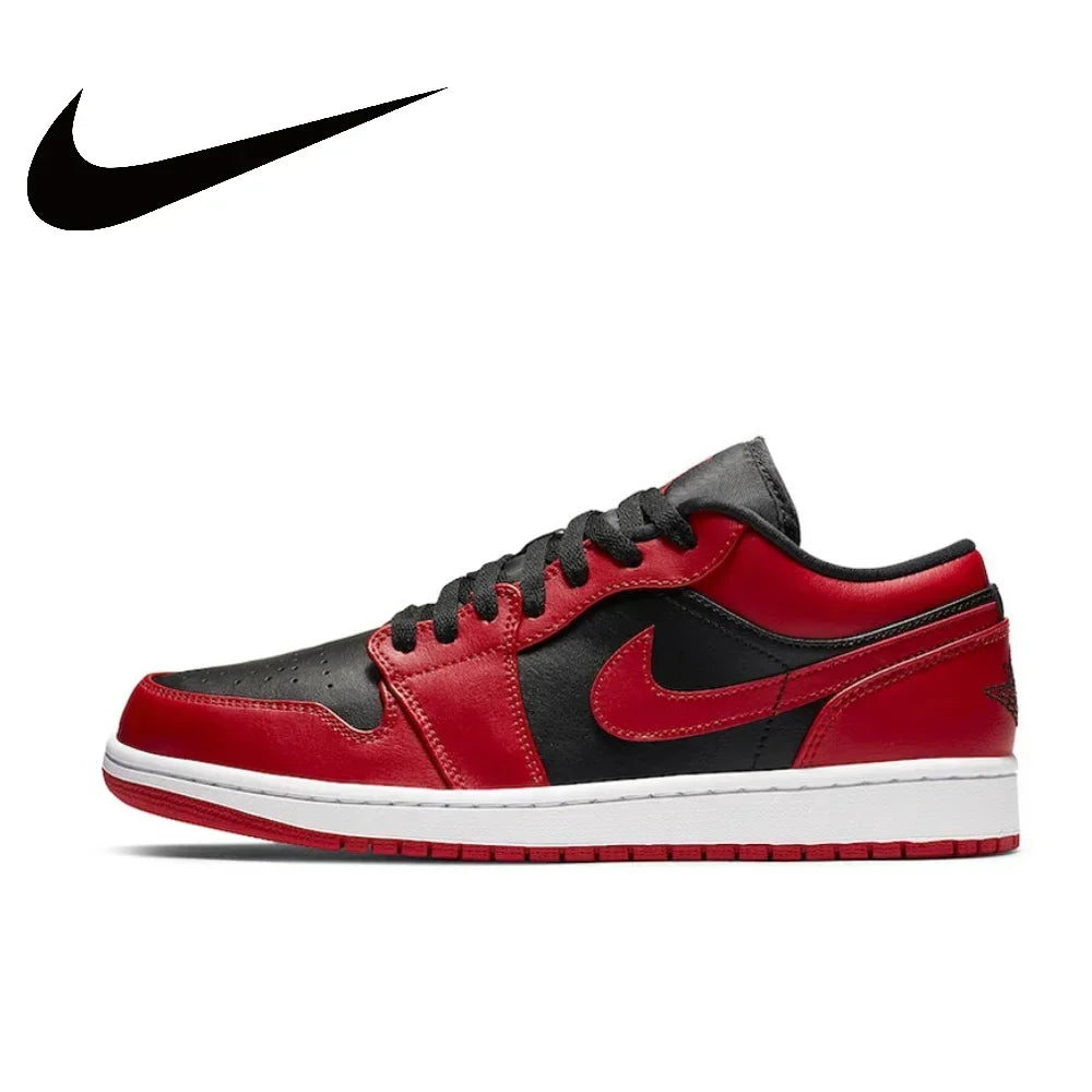 Nike Original Air Jordan 1 Low Classic Retro Men's Basketball Shoes Fashion Trend Casual Sneakers