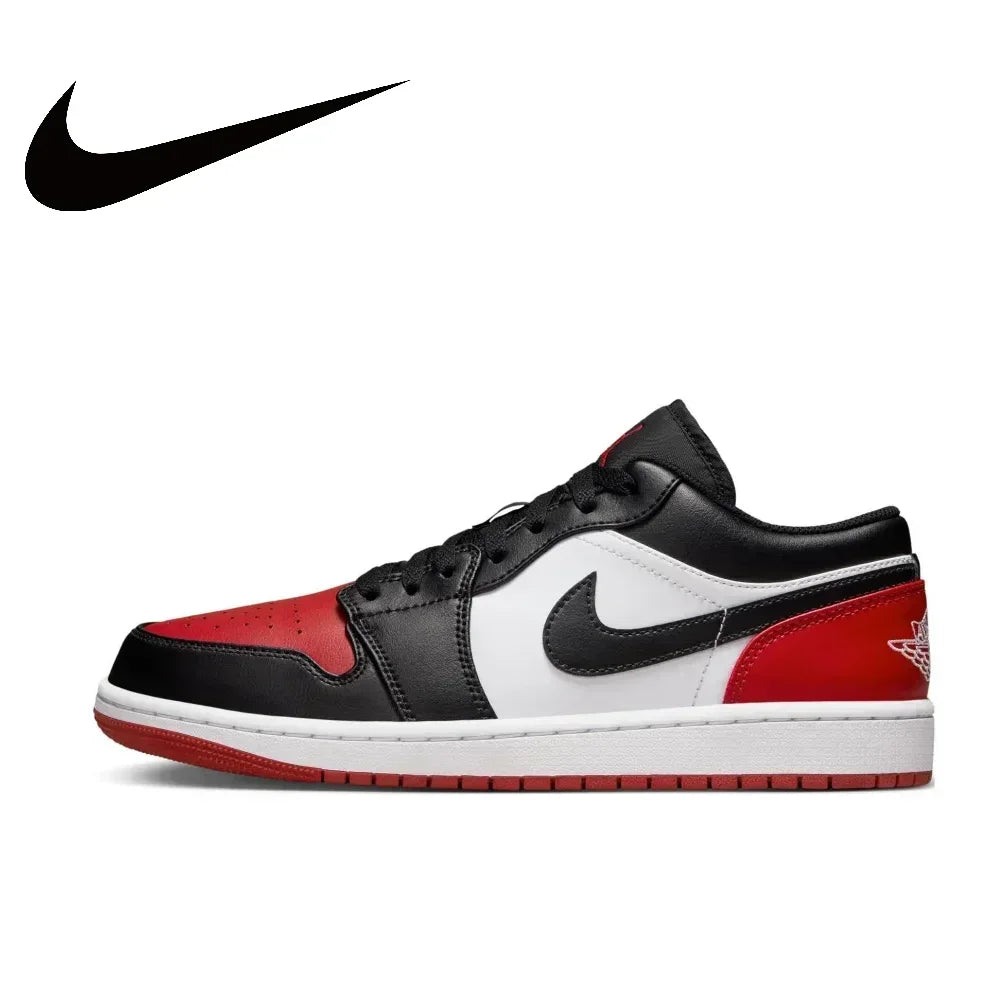 Nike Original Air Jordan 1 Low Classic Retro Men's Basketball Shoes Fashion Trend Casual Sneakers