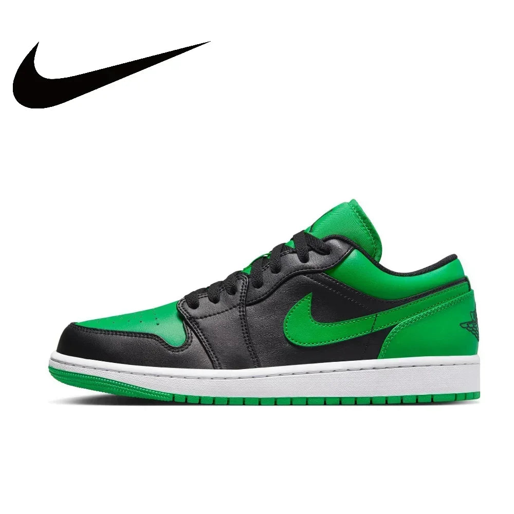 Nike Original Air Jordan 1 Low Classic Retro Men's Basketball Shoes Fashion Trend Casual Sneakers