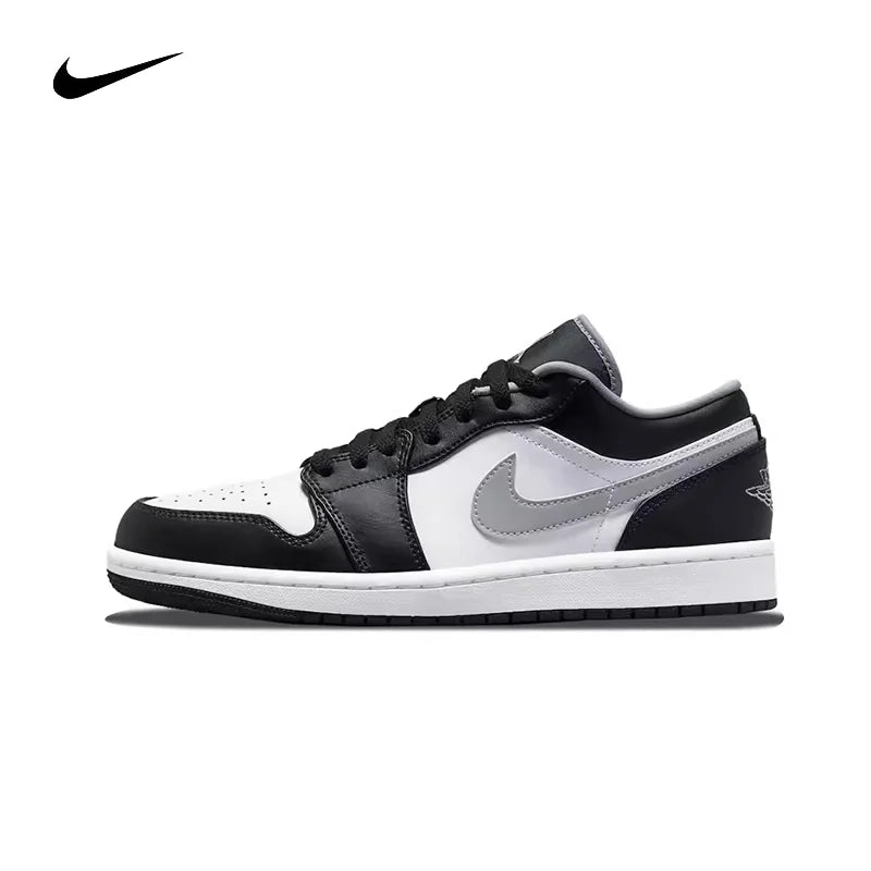 Air Jordan 1 Leather Trendy Retro Shock Absorbent Anti slip Wear resistant Low cut Retro Basketball Shoes for Men