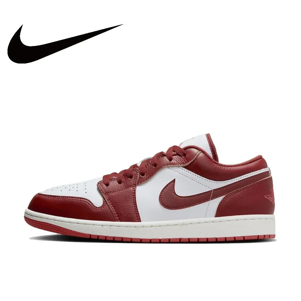 Nike Original Air Jordan 1 Low Classic Retro Men's Basketball Shoes Fashion Trend Casual Sneakers