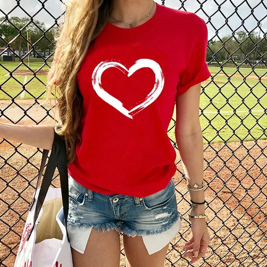 Hearts Women T-shirts - Image #1