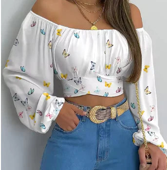 2023 Women's Off Shoulder Blouses
